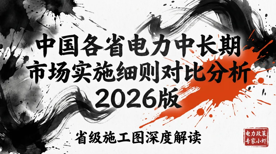 【图解】全国中长期市场规则与主要省份中长期落地规则对比