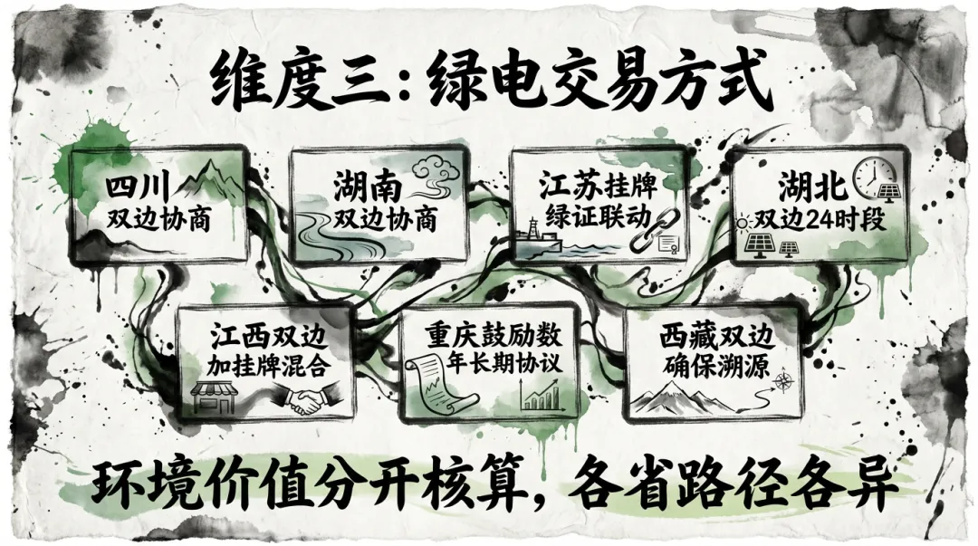 【图解】全国中长期市场规则与主要省份中长期落地规则对比