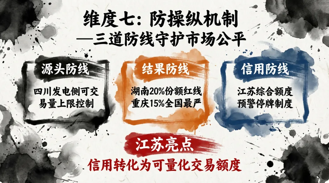 【图解】全国中长期市场规则与主要省份中长期落地规则对比