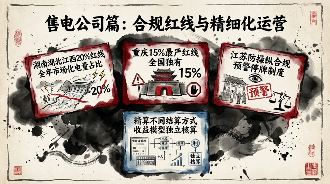 【图解】全国中长期市场规则与主要省份中长期落地规则对比