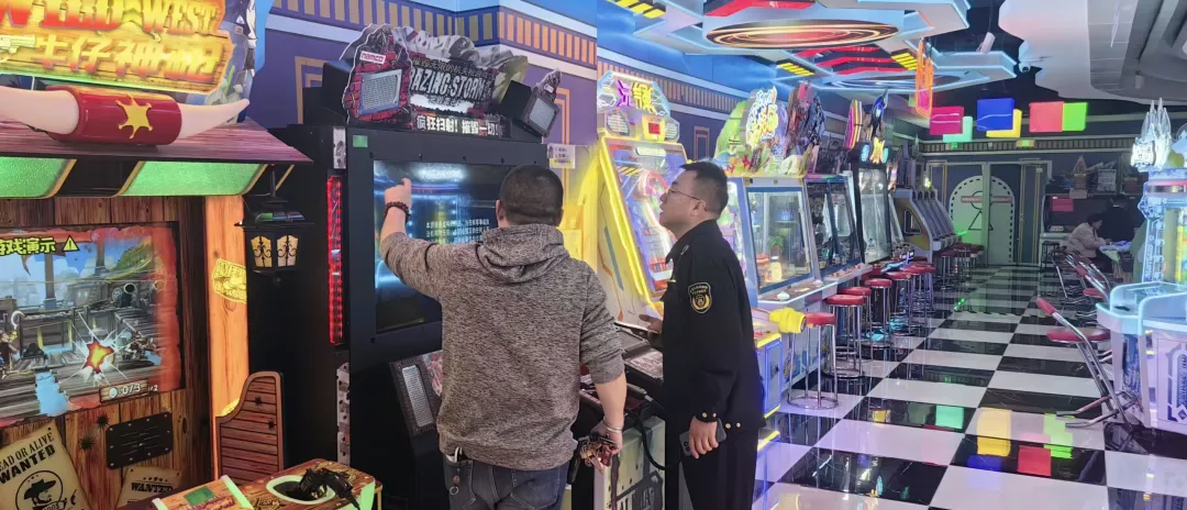 兰山区文化市场综合执法大队开展游艺娱乐场所专项整治行动