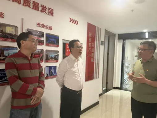 省市场监管行业综合党委领导莅临省品促会党支部调研指导