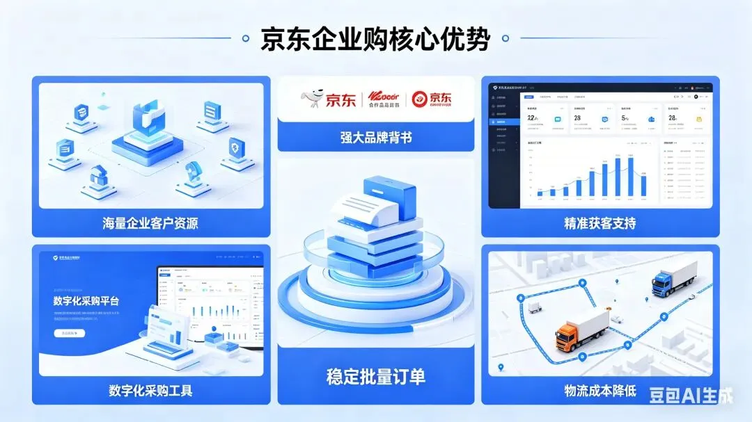 线下获客难、订单零散?京东企业购帮商家打通B端增长新路径