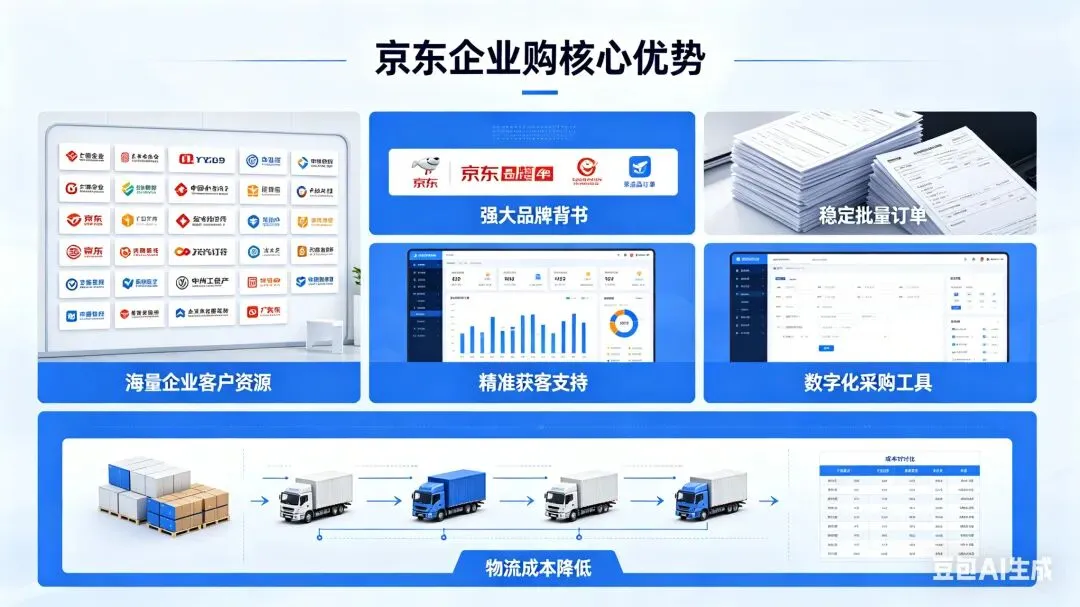 线下获客难、订单零散?京东企业购帮商家打通B端增长新路径
