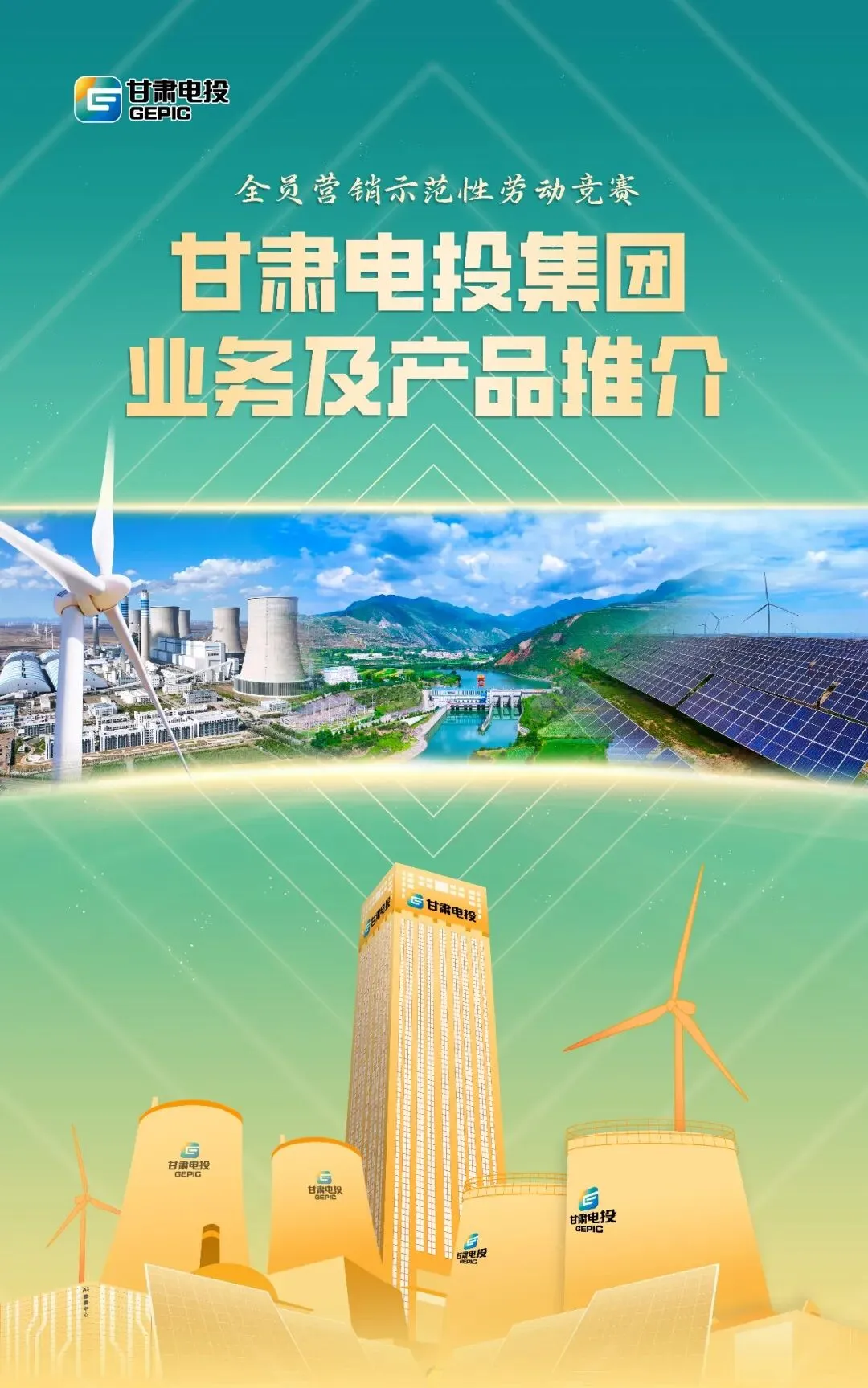 【业务产品推介】甘肃电投集团全员营销示范性劳动竞赛宣介