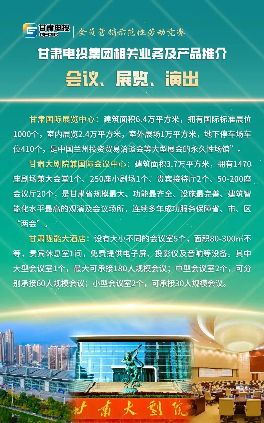 【业务产品推介】甘肃电投集团全员营销示范性劳动竞赛宣介