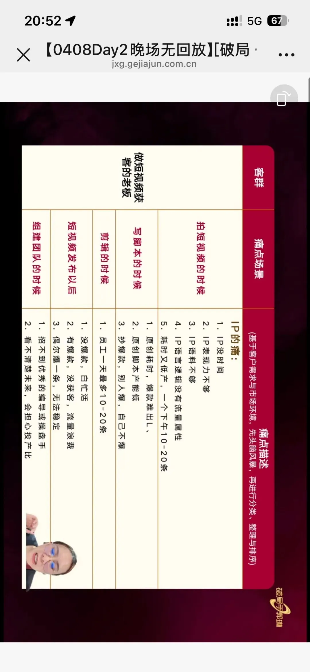 郭琳破局手全域营销“自运转”获客体系「直播截图分享学习」