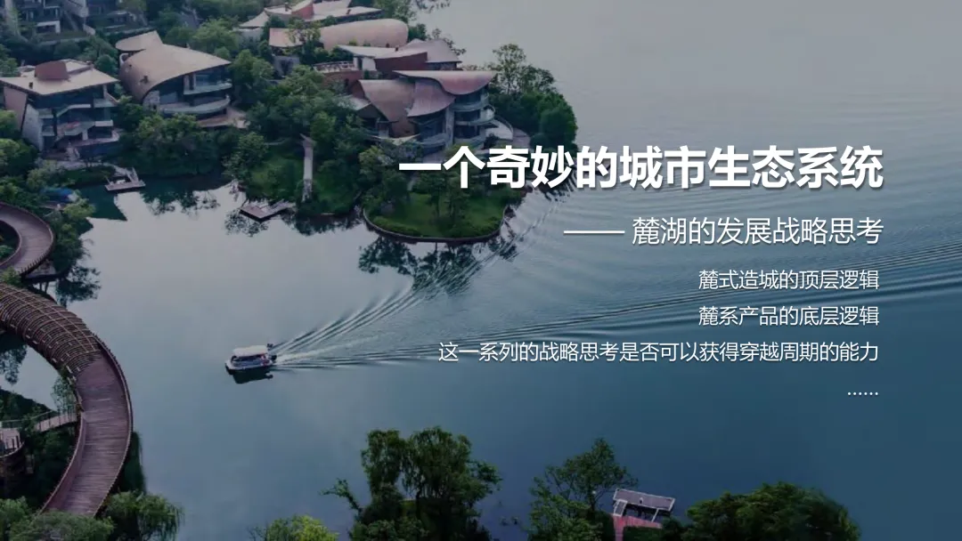 麓湖生态城10年发展历程发展战略及营销观