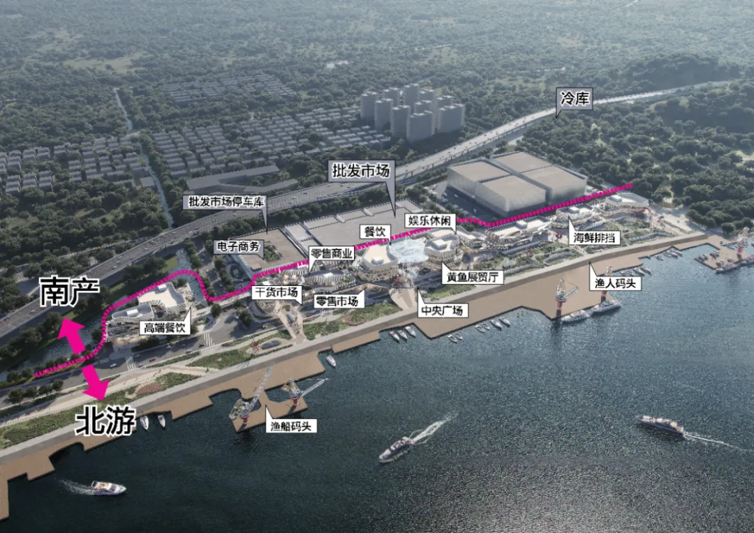 椒江渔都小镇新进度!市场与停车楼区块即将投用