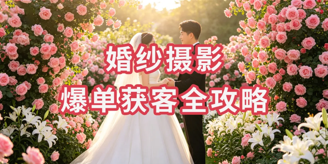 婚纱摄影必知:从冷清到爆单的获客全攻略