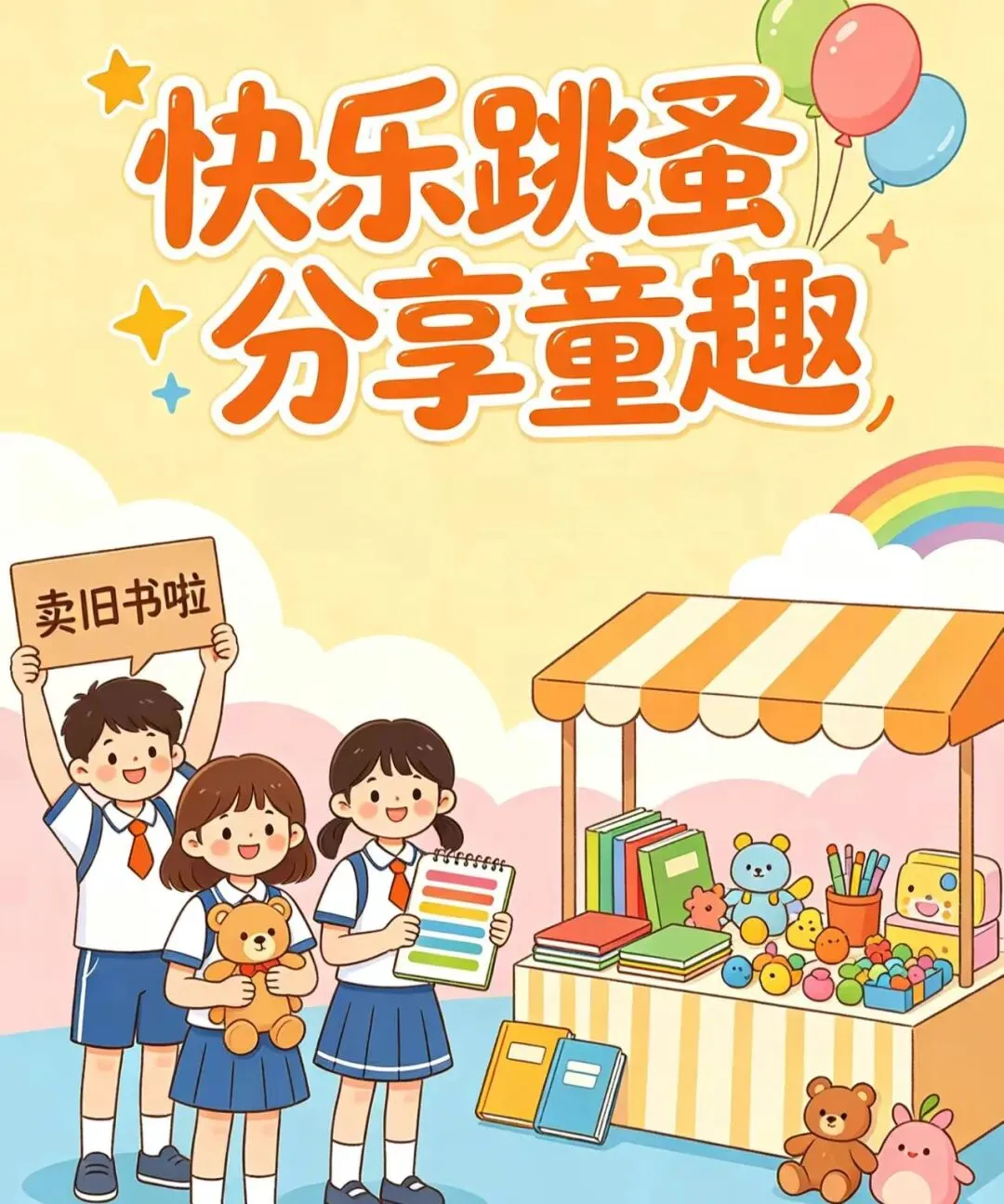 小市场,大爱心,一年级1班 跳蚤市场义卖暖心活动落幕!