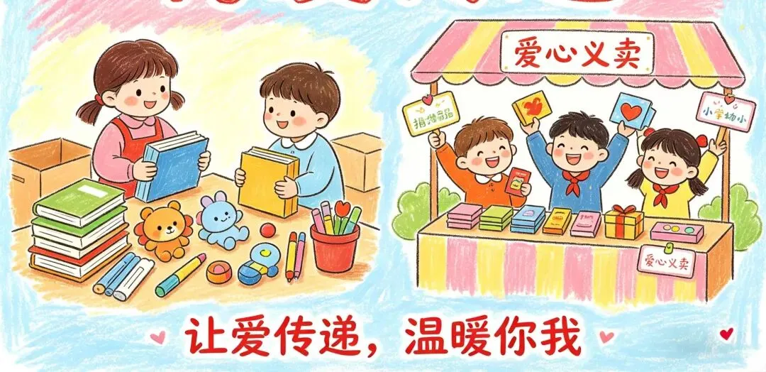 小市场,大爱心,一年级1班 跳蚤市场义卖暖心活动落幕!