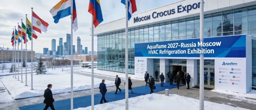 掘金俄罗斯暖通市场,2027 Aquaflame凭什么成为出海必争之地?俄罗斯莫斯科暖通制冷及空调卫浴展览会Aquaflame