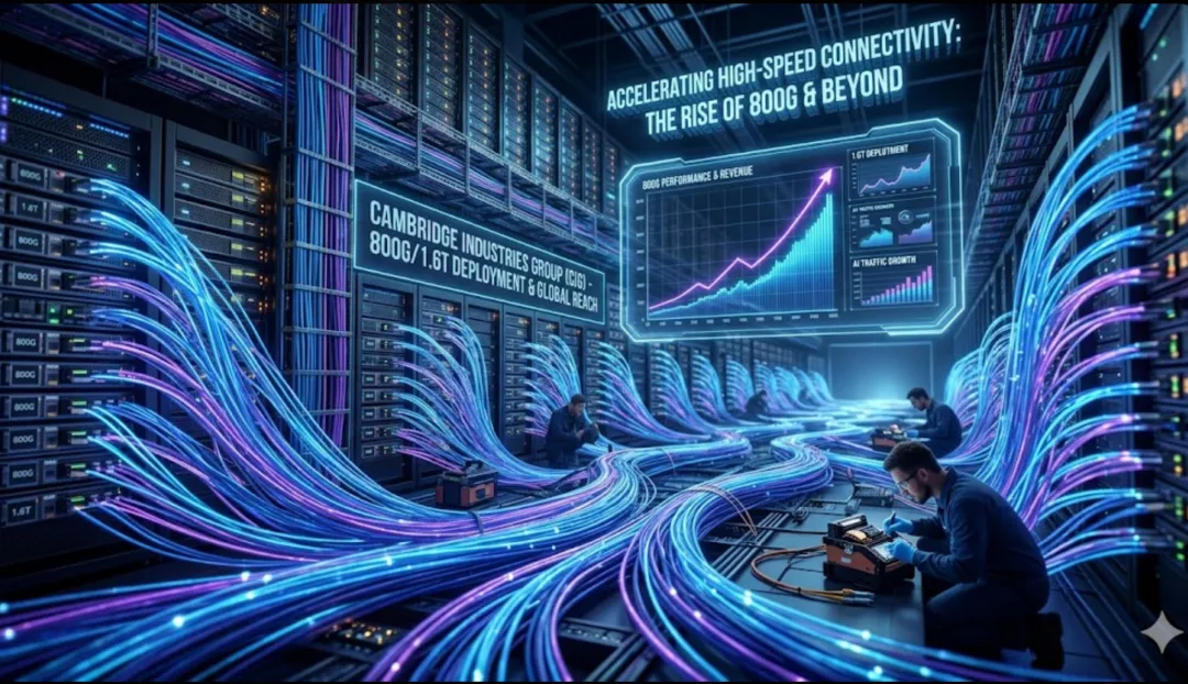 剑桥科技:当市场追逐1.6T时,它真正要证明的仍是800G