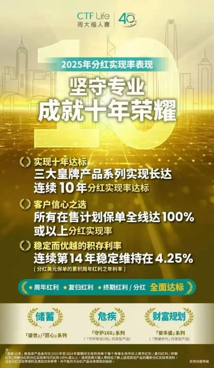 港险市场迎来“破局者”!周大福「匠心飞越」重塑储蓄险价值标准