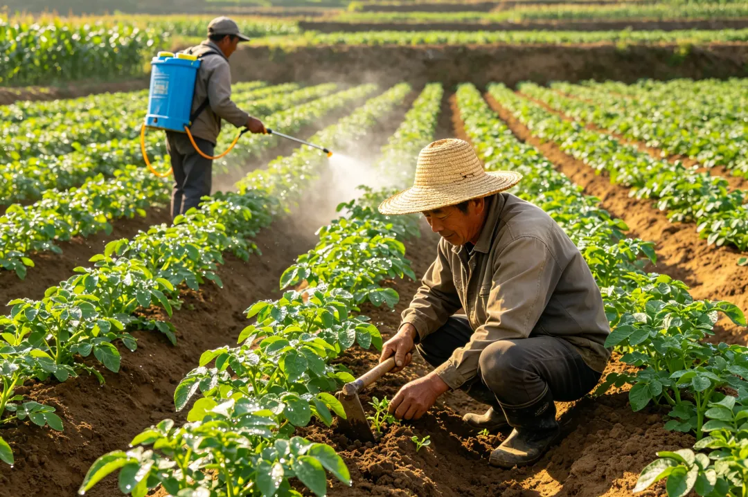 春暖薯田旺:4月中旬马铃薯田间管护与市场行情指南
