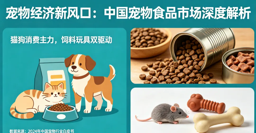 宠物经济新风口:中国宠物食品市场告别了野蛮生长的时代,进入了精耕细作、价值为王的新阶段