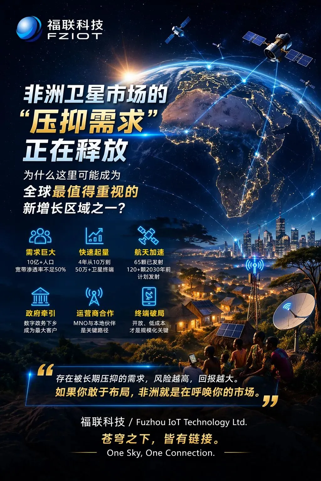 非洲卫星市场的“压抑需求”正在释放为什么这里可能成为全球最值得重视的新增长区域之一?