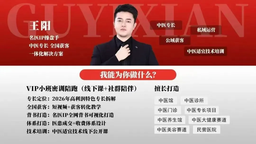中医流量获客找王阳|以全域SEO筑根基,用实战案例赋中医,让好技艺被更多人看见
