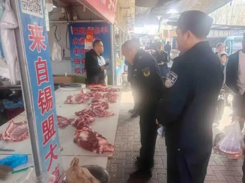 【深耕五大警务】环食药侦大队联合区市场监管部门开展肉类及肉类制品安全专项检查