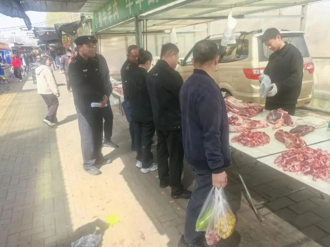 【深耕五大警务】环食药侦大队联合区市场监管部门开展肉类及肉类制品安全专项检查