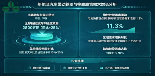 2026年全球轮胎与橡胶胶管市场格局、进出口趋势分析