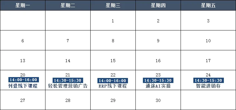 轻松管理营销广告、通途AI实操运营效率翻倍、智能进销存~