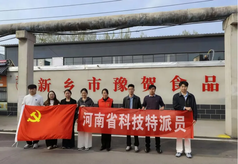 党建领航聚合力 数智营销赋新能——河南省科技特派员张晓娜深入新乡豫贺食品发展有限公司开展科技助企服务