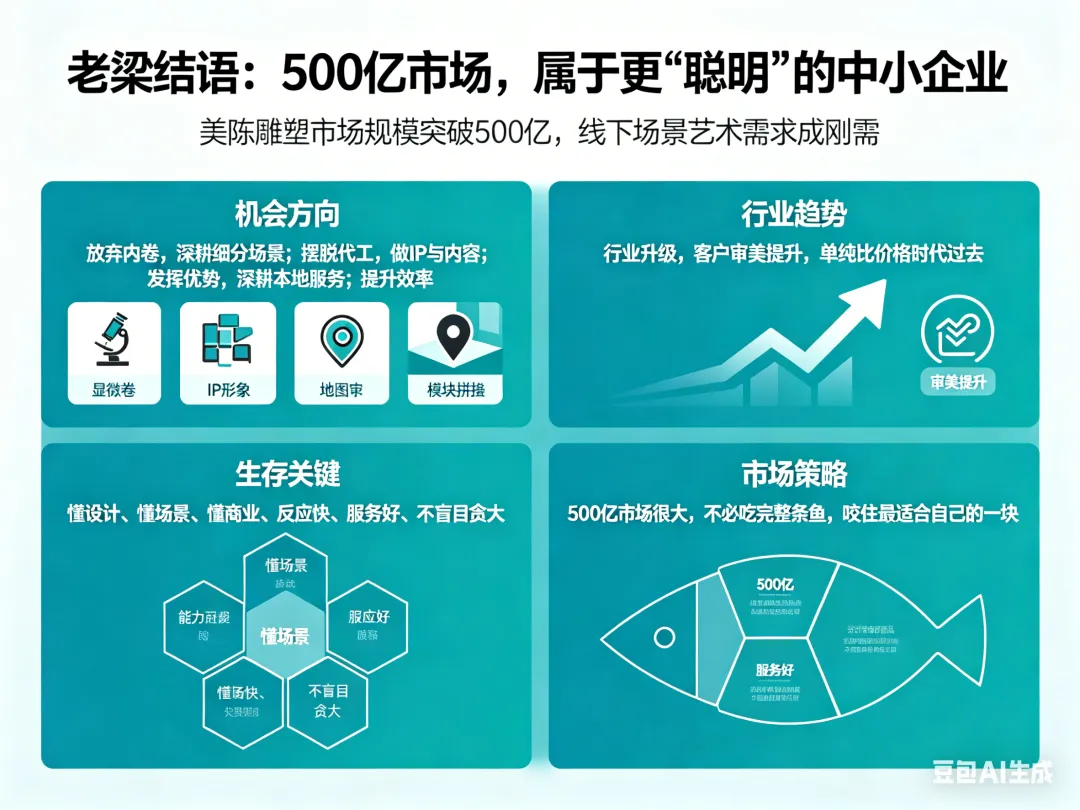 【品牌雕塑美陈】美陈雕塑市场规模破500亿:中小企业的机会在哪里?& 十五款城市潮流IP美陈装置