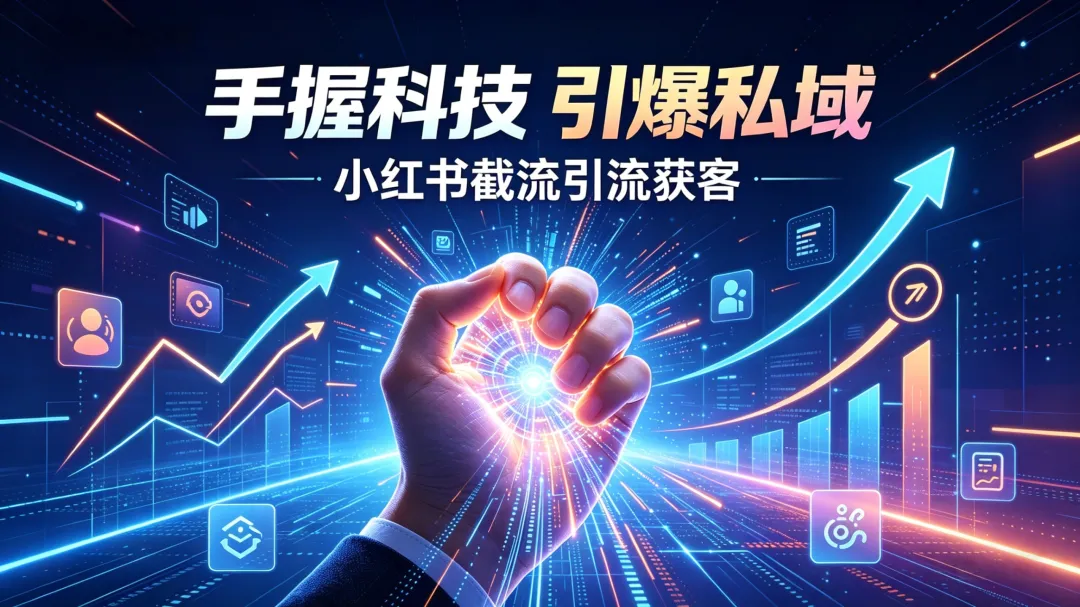 手握科技 | 引爆私域 小红书截流引流获客