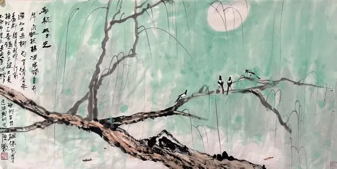 我从峨嵋山走来新时代最具影响市场潜力的山水大家林永松中国画精品展泼墨.泼彩中国山水财富热线:13980268666