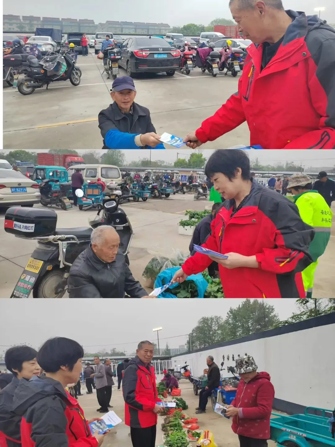 防癌宣传进市场,健康关爱暖人心