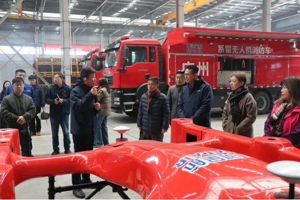 系留无人机消防车:实战演练&海外市场双突破