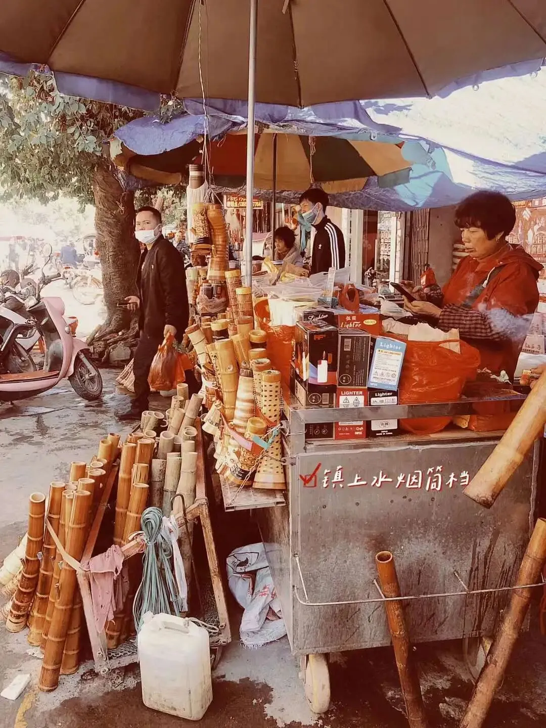 小镇上的塘缀市场