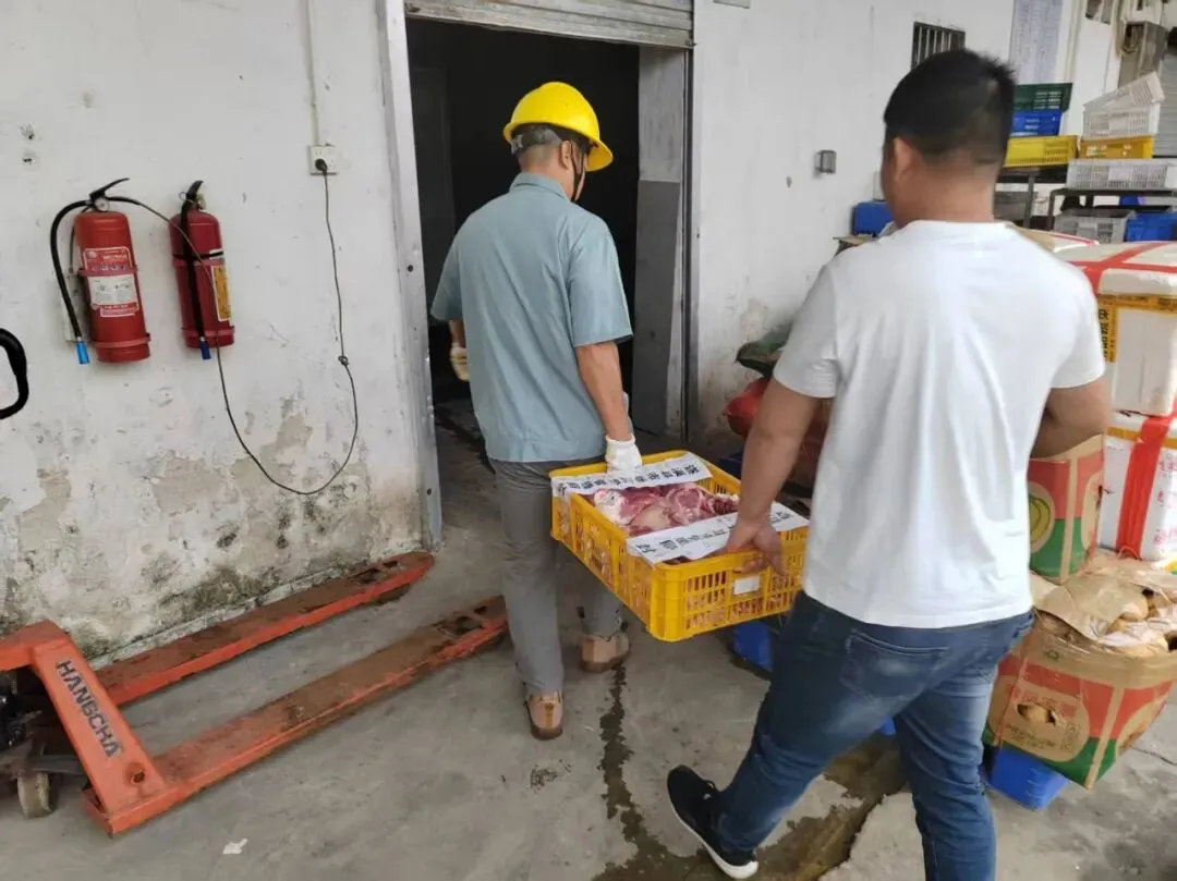 重拳治私宰,联合封猪肉——我司配合市场监管局查封一起非法私宰猪肉