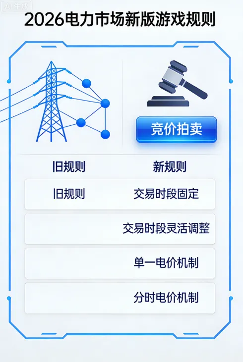 2026 电力市场:规则革命全面来袭