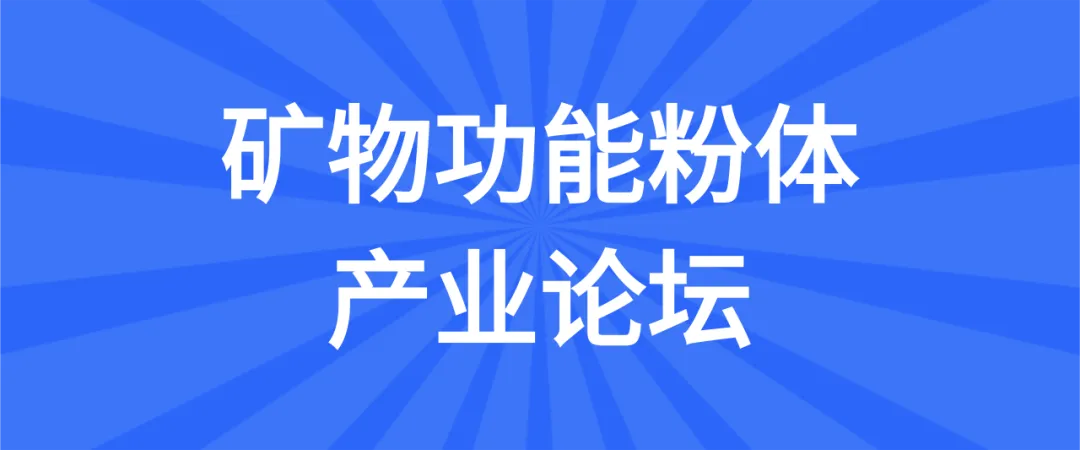 【二轮通知】第十九届非金属矿科技与市场交流大会(附报告)