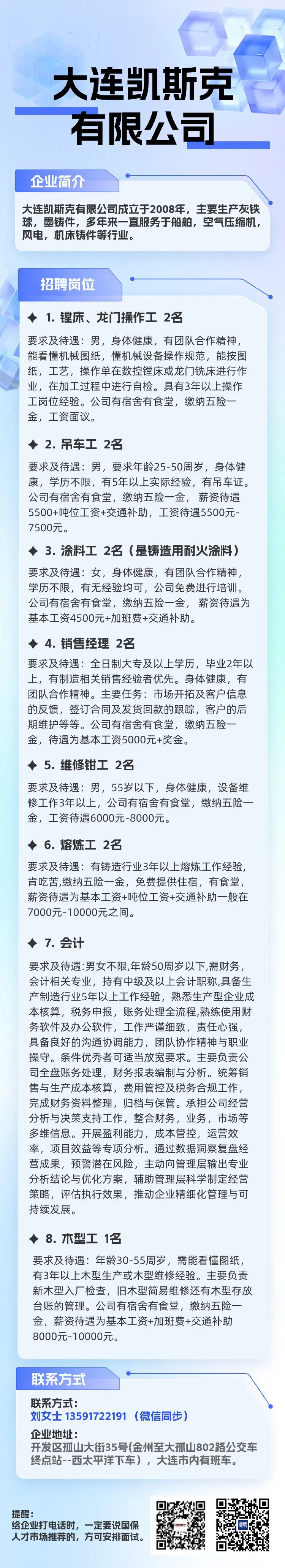 【4月18日】人才市场信息栏