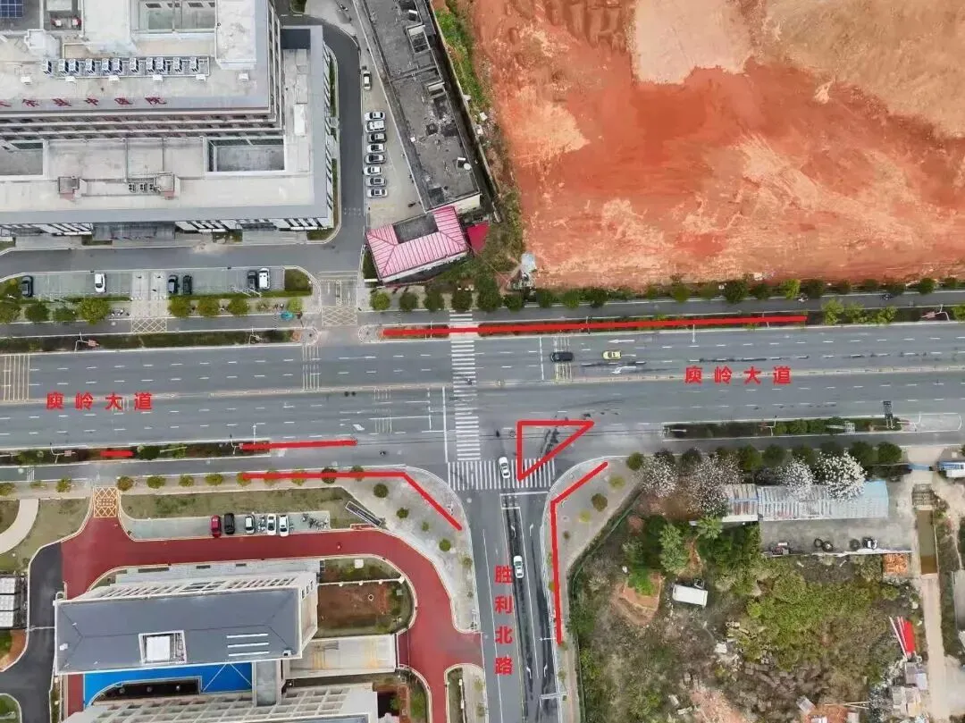 出行注意!大余中医院路口、农贸市场路口路段正围蔽施工