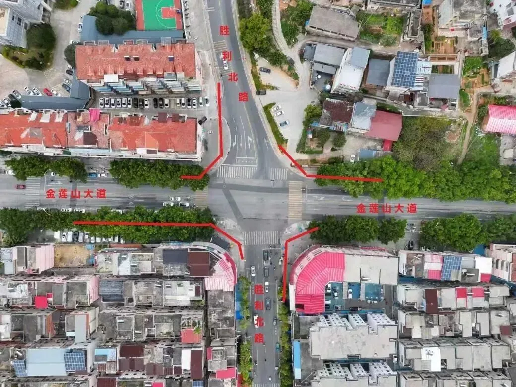 出行注意!大余中医院路口、农贸市场路口路段正围蔽施工