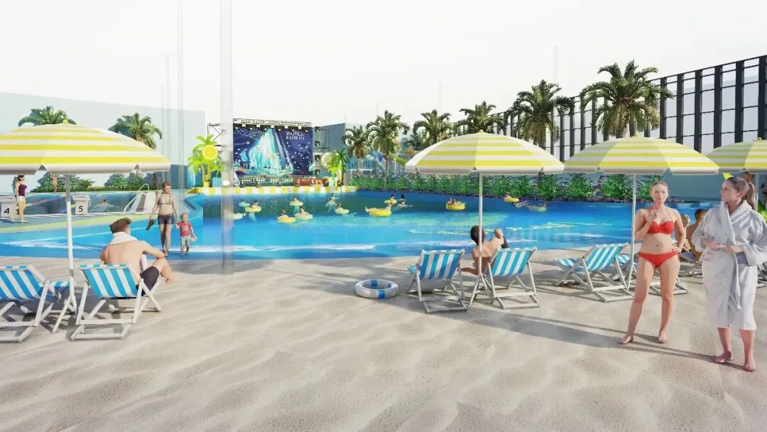 首年免年费!鑫旺大市场新开一家12000平恒温游泳池+大型水上乐园前599名居然首年免费?冲!抢首批超值会员!