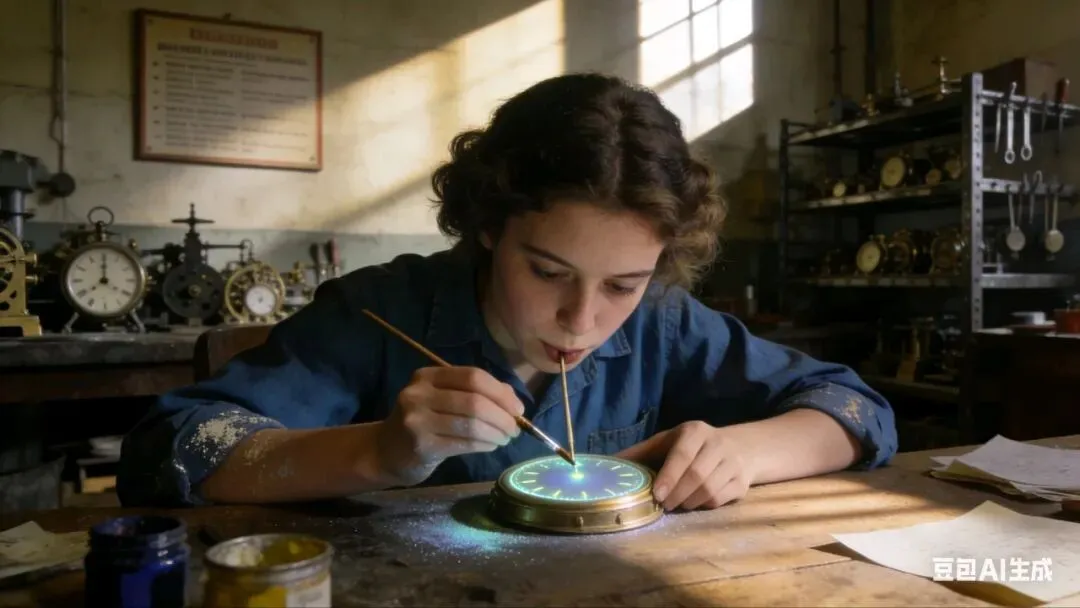 二手市场买的＂古董怀表＂,表盘为什么会在暗处发光?