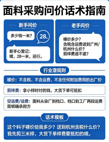 档口老板娘私藏:逛面料市场,怎么装成老手不被宰?