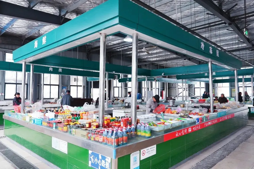 滨海这座农贸市场便民buff叠满!就在东坎牛桥旁边→