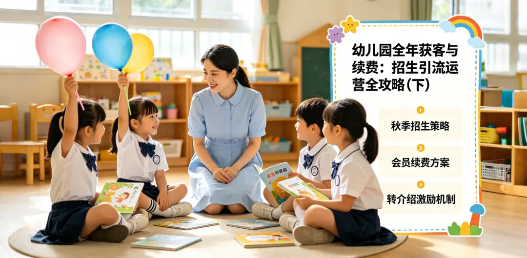 幼儿园全年获客与续费:招生引流运营全攻略(下)