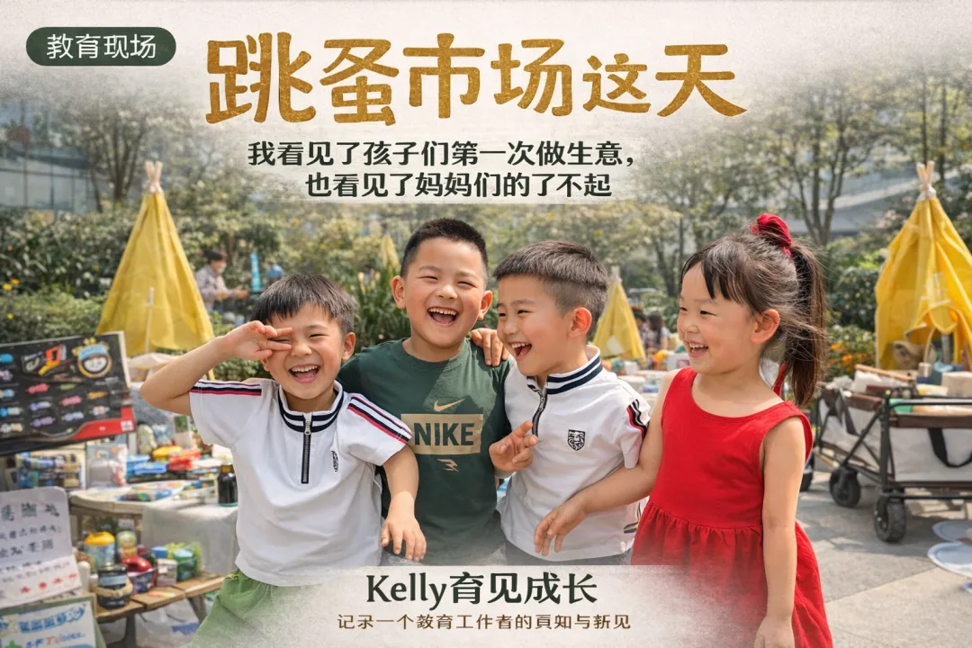 跳蚤市场这一天,我看见了孩子们第一次做生意,也看见了妈妈们的了不起