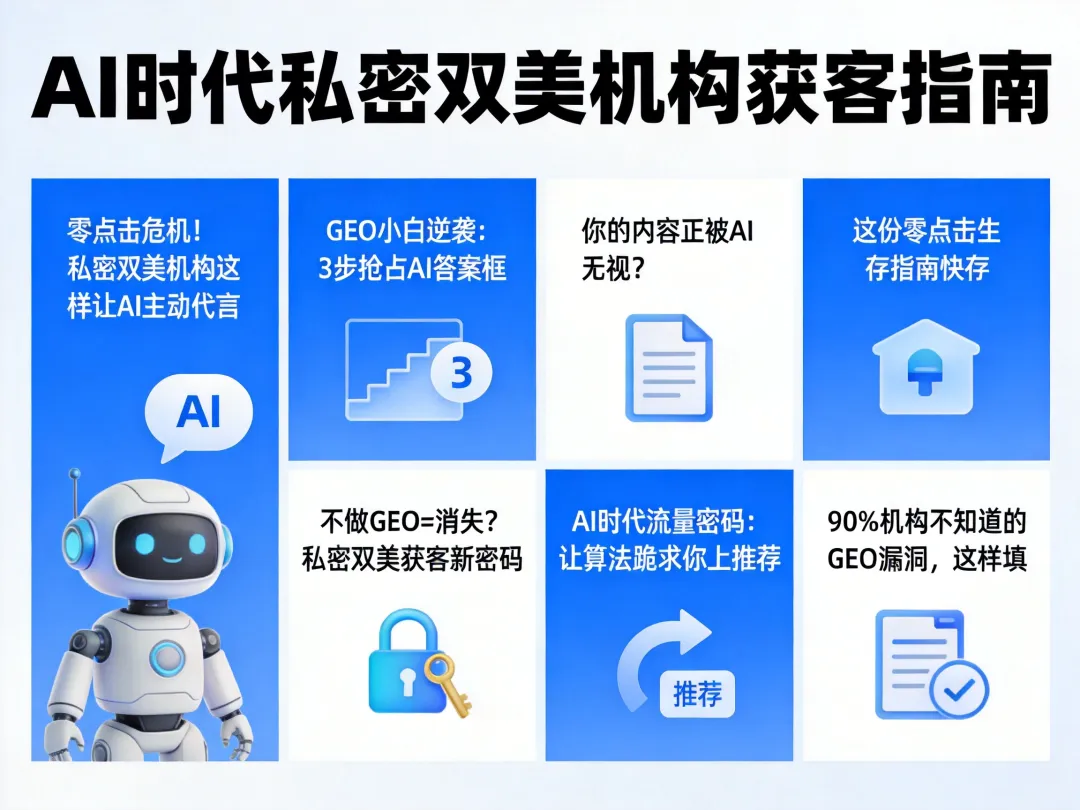 不做GEO=消失?私密双美获客新密码:零点击时代的生存法则