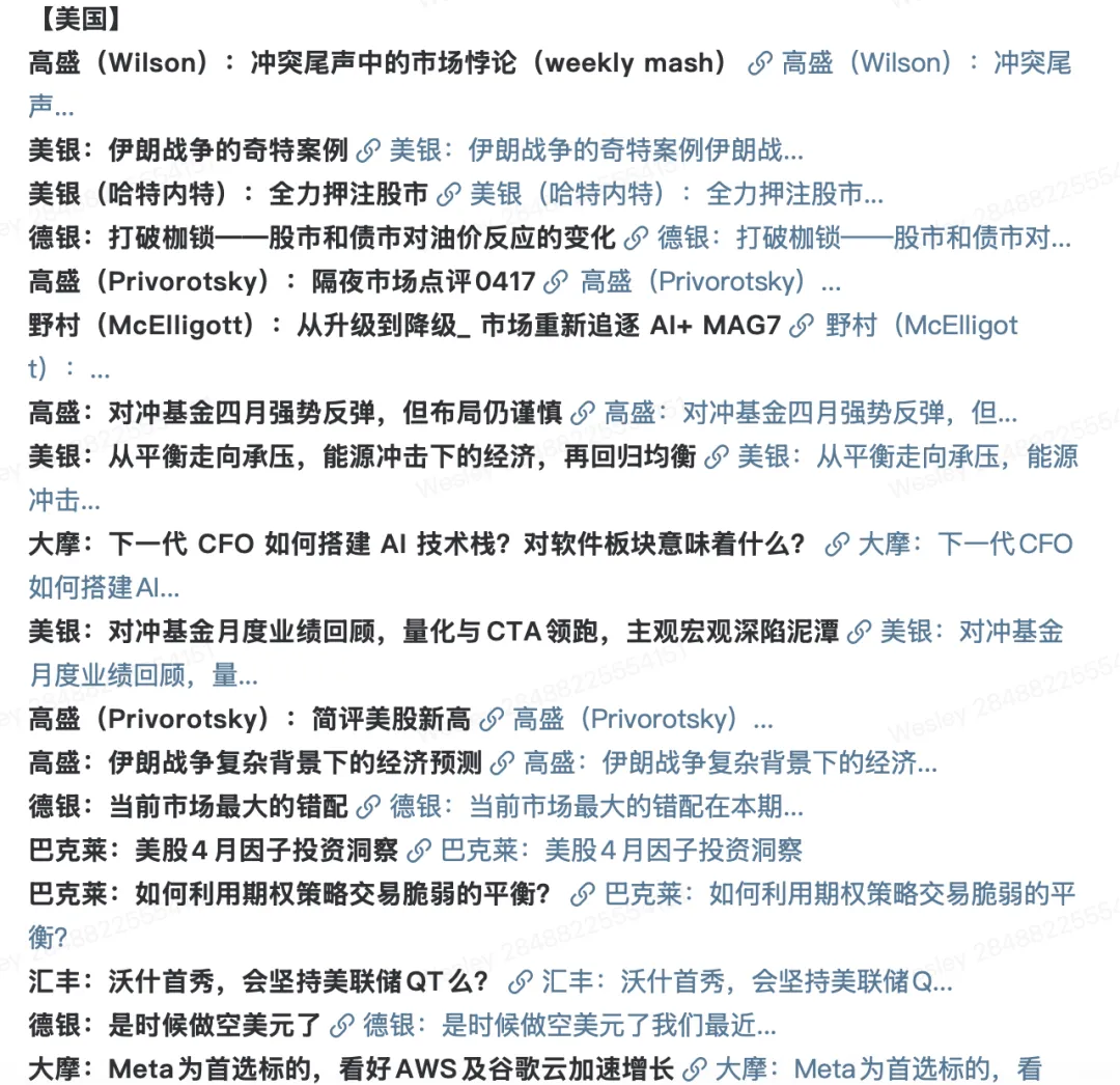 一些关于当前市场的有趣图表-20260419