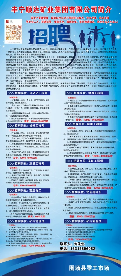 【围场县零工市场】4月19日招聘信息