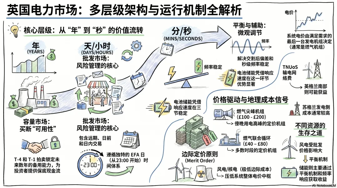 英国电力市场入门 | 从定价到调度